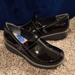 Grey's Anatomy Black Comfort Loafers with Strap